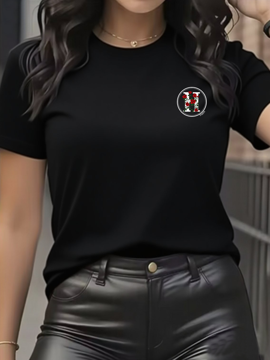 Women's T-Shirt Leisure Fashio - Women Streetwear Brand 评论和价格