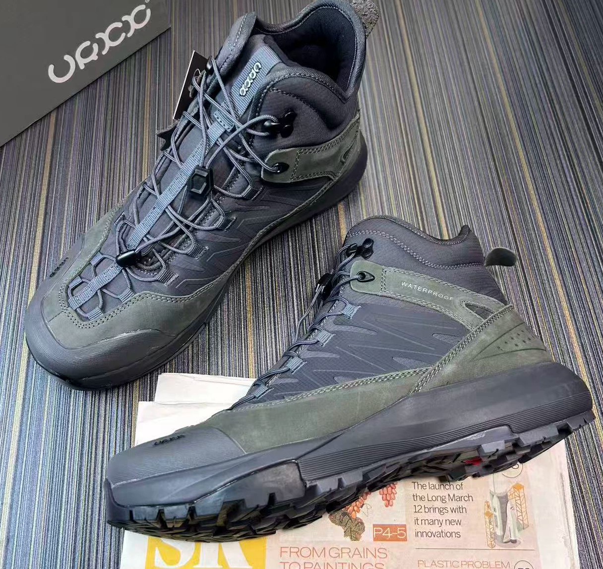 High Top Hiking Leather Shoes  - Streetwear Brand Luxury 评论和价格