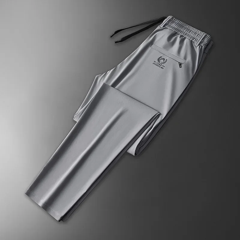 2024 Summer Soft Ice Silk Fabr - Streetwear Brand Luxury 评论和价格