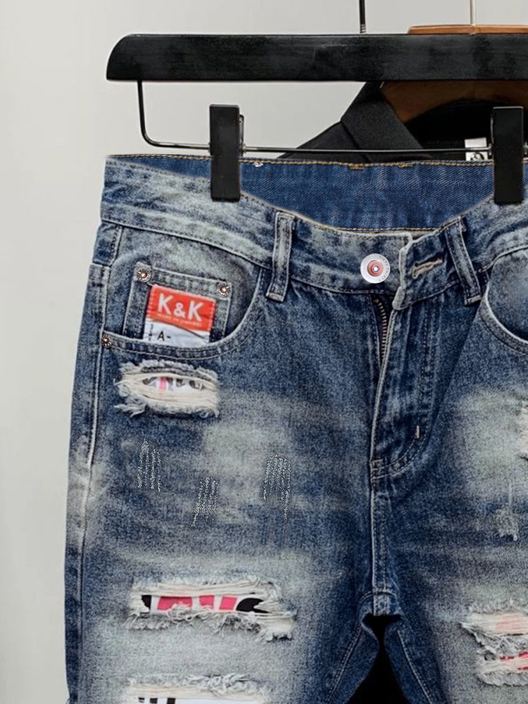 2026 Summer Ripped Straight Me - Streetwear Brand Luxury 评论和价格