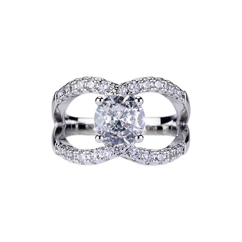 925 Sterling Silver Shiny Zirc - Streetwear Brand Jewelry 评论和价格