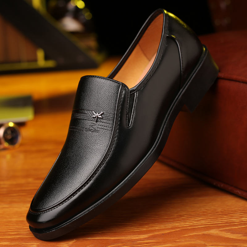 Leather Shoes Men's Business S - Streetwear Brand Luxury 评论和价格