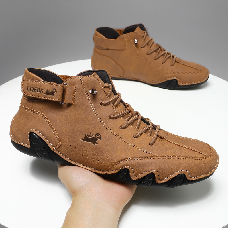 Leather Shoes for Men Casual S - Streetwear Brand Luxury 评论和价格